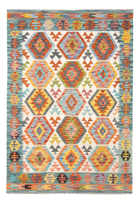 Kelim Carpet - Splash - 182 x 126 cm - flerfärgad