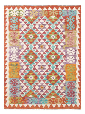 Kelim Carpet - Splash - 166 x 119 cm - flerfärgad