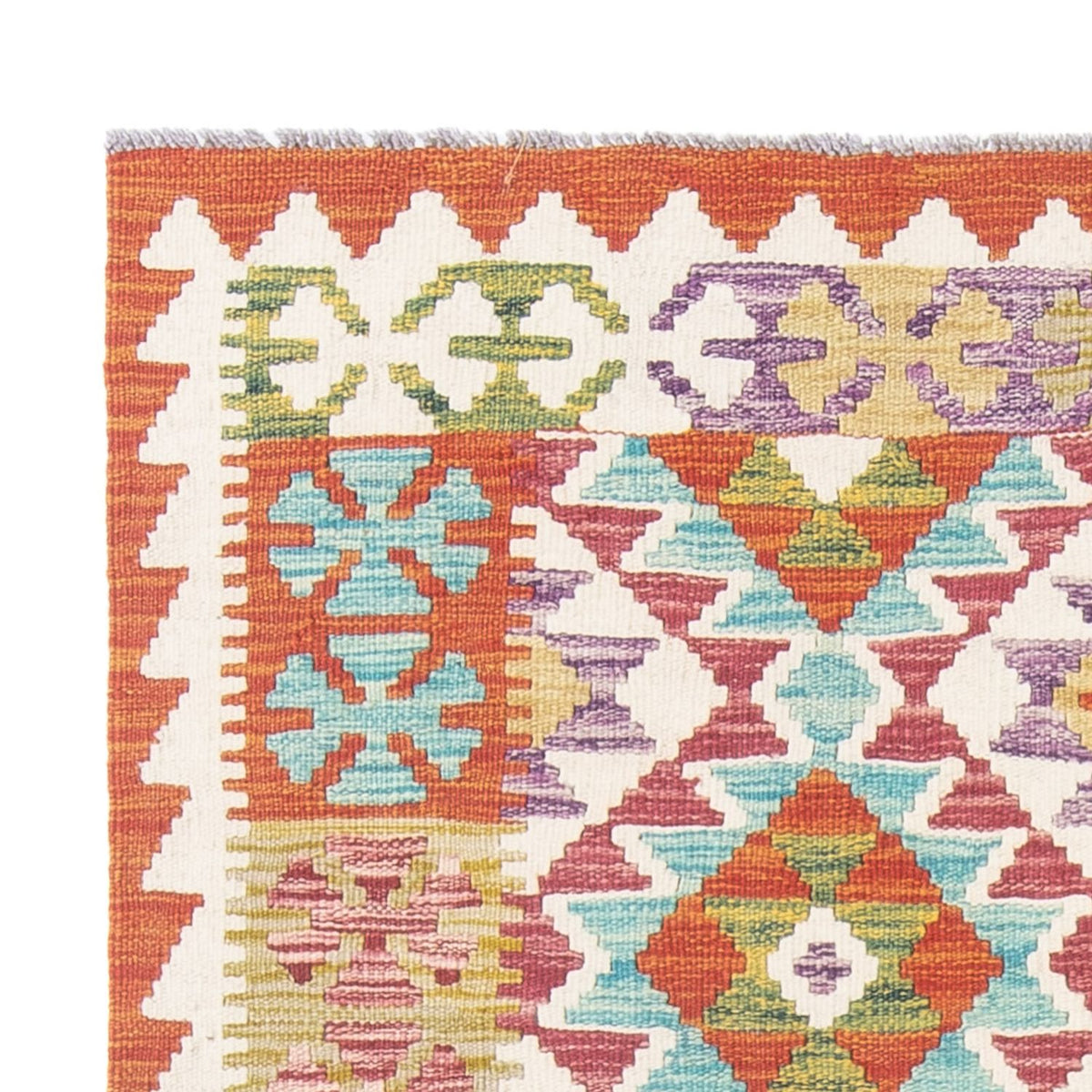 Kelim Carpet - Splash - 166 x 119 cm - flerfärgad