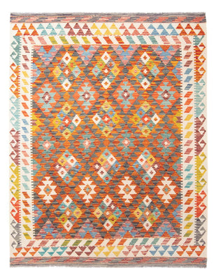 Kelim Carpet - Splash - 195 x 156 cm - flerfärgad
