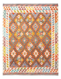 Kelim Carpet - Splash - 195 x 156 cm - flerfärgad