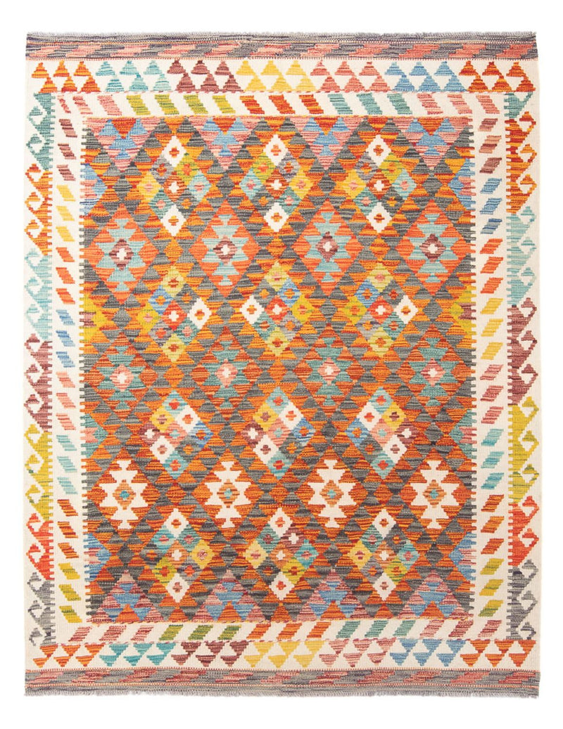 Kelim Carpet - Splash - 195 x 156 cm - flerfärgad