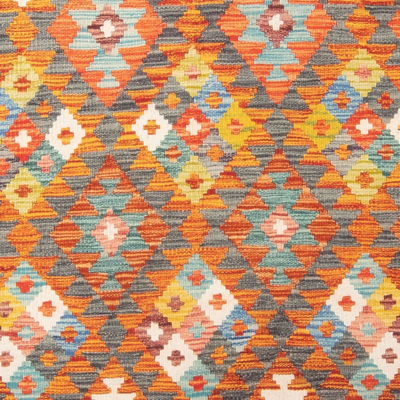 Kelim Carpet - Splash - 195 x 156 cm - flerfärgad