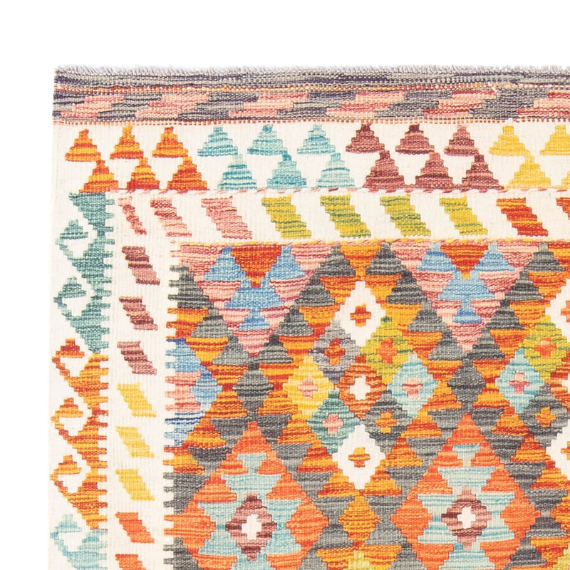 Kelim Carpet - Splash - 195 x 156 cm - flerfärgad