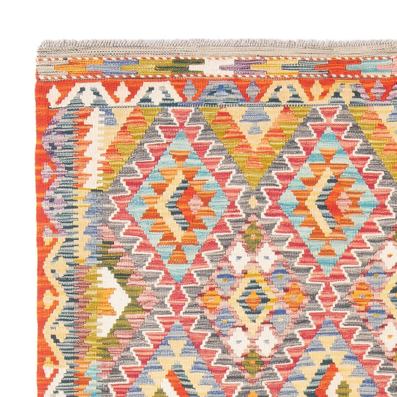 Kelim Carpet - Splash - 197 x 162 cm - flerfärgad