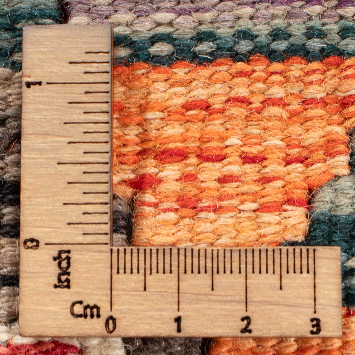 Kelim Carpet - Splash - 197 x 162 cm - flerfärgad