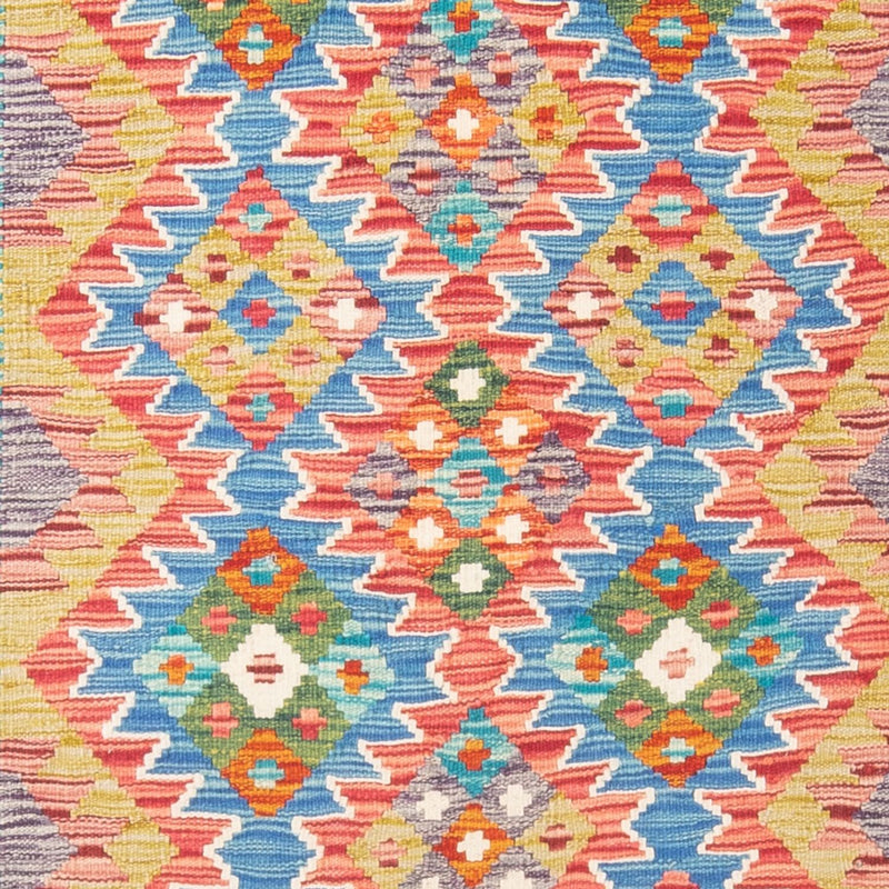 Kelim Carpet - Splash - 196 x 152 cm - flerfärgad