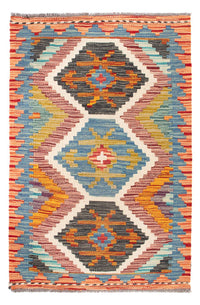 Kelim Carpet - Splash - 92 x 63 cm - flerfärgad