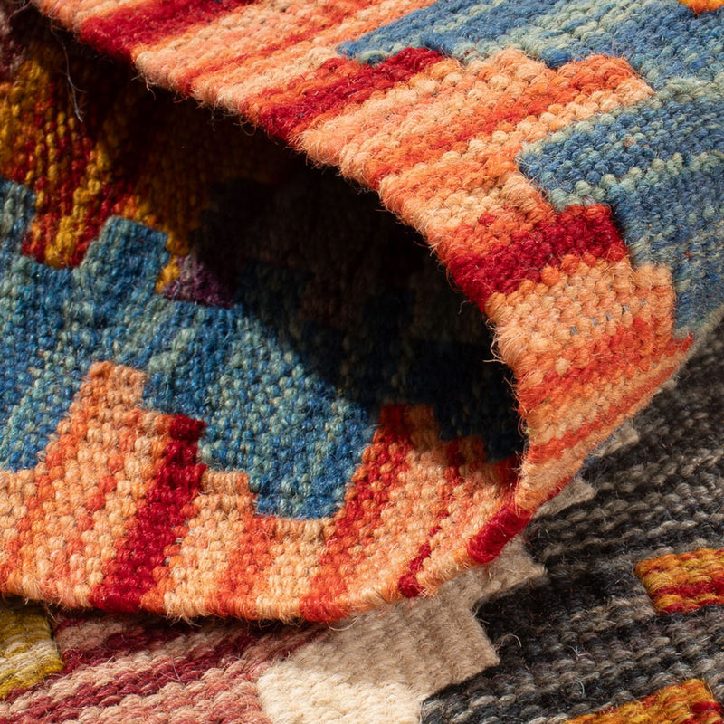 Kelim Carpet - Splash - 92 x 63 cm - flerfärgad