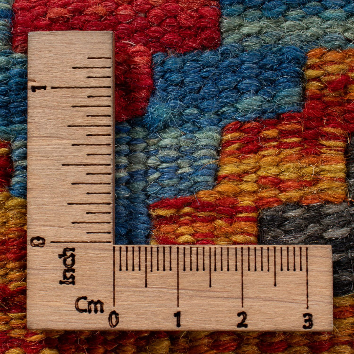 Kelim Carpet - Splash - 92 x 63 cm - flerfärgad