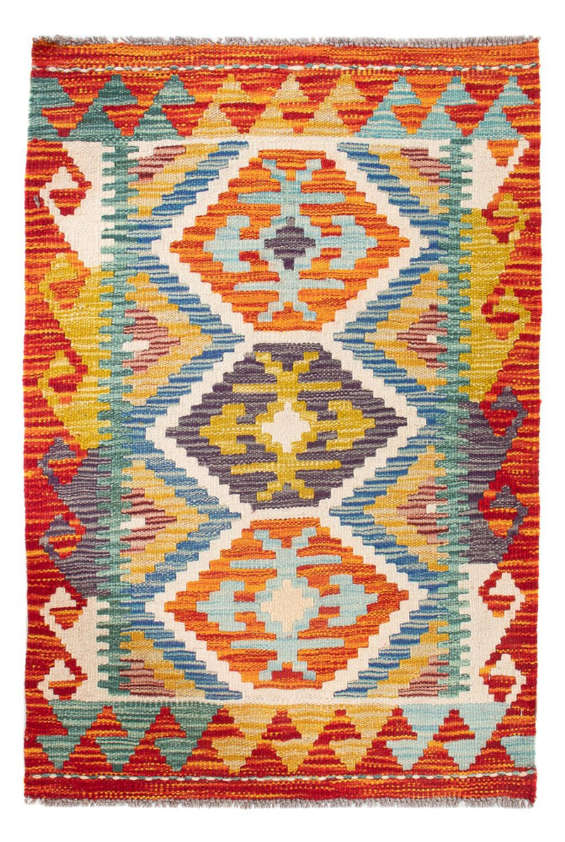 Kelim Carpet - Splash - 91 x 62 cm - flerfärgad