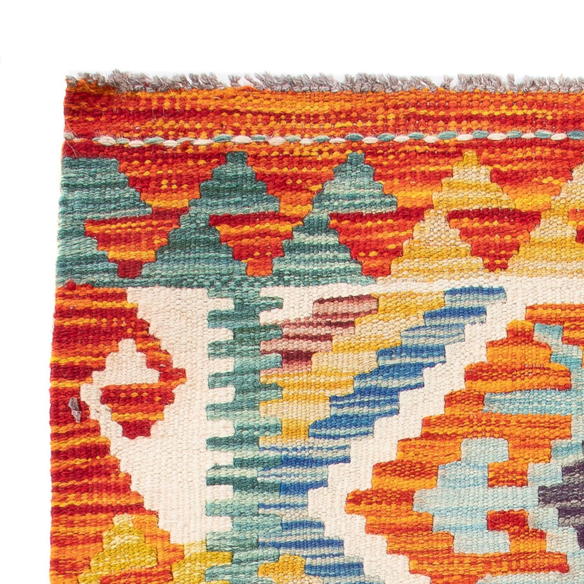 Kelim Carpet - Splash - 91 x 62 cm - flerfärgad