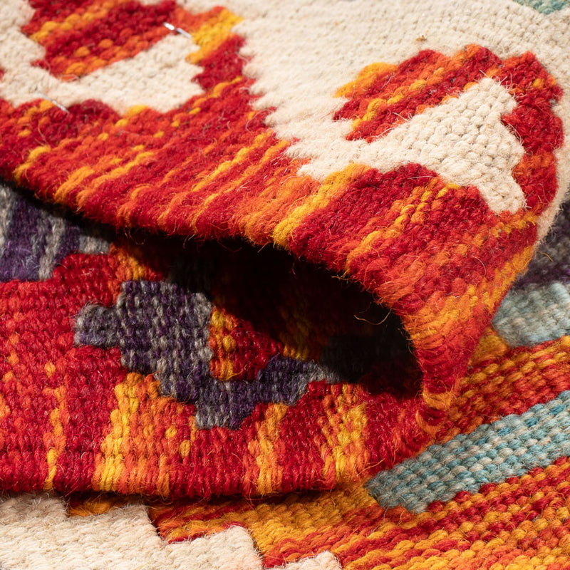 Kelim Carpet - Splash - 91 x 62 cm - flerfärgad