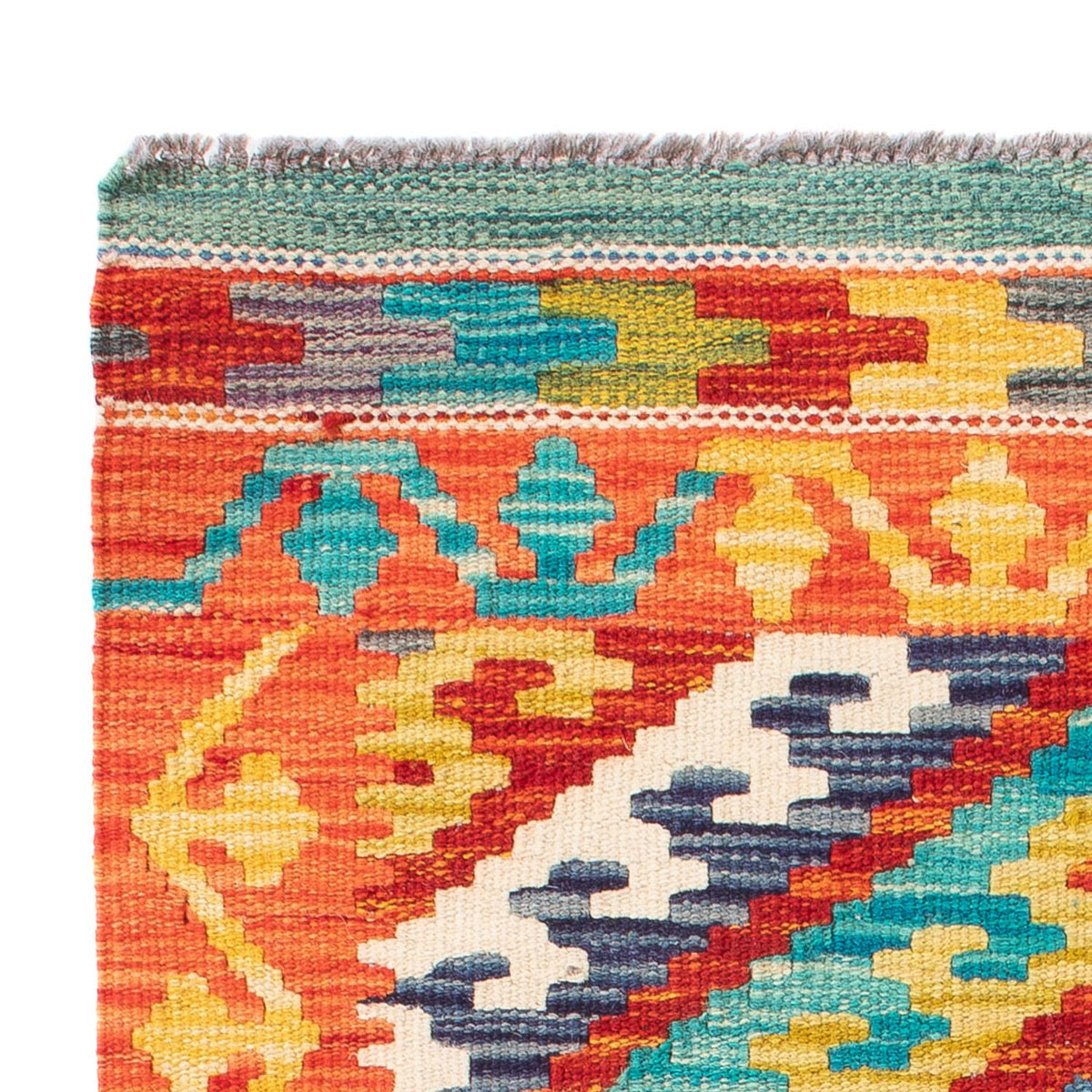 Kelim Carpet - Splash - 90 x 60 cm - flerfärgad