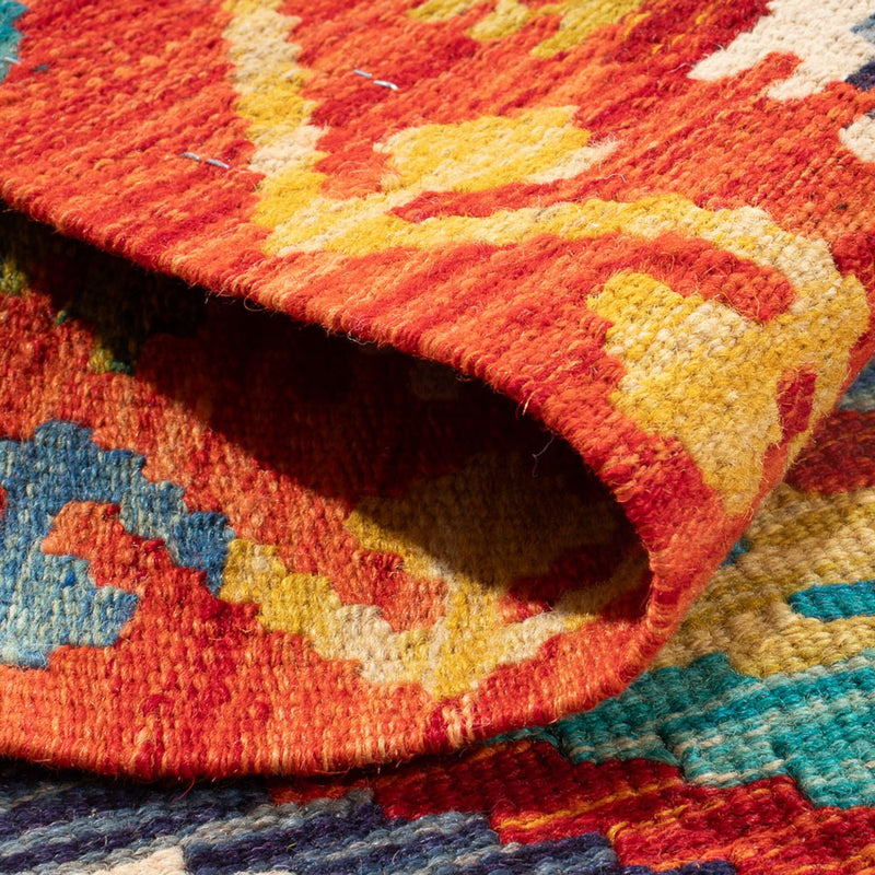 Kelim Carpet - Splash - 90 x 60 cm - flerfärgad