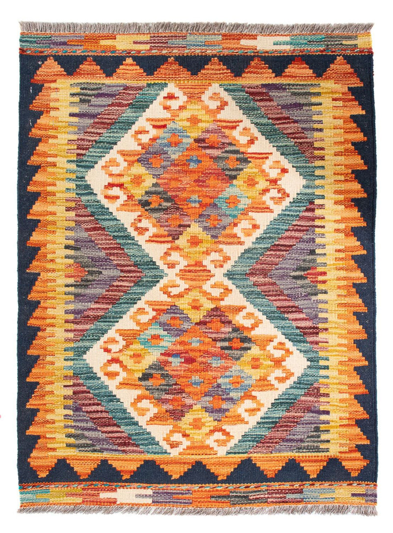 Kelim Carpet - Splash - 85 x 62 cm - flerfärgad
