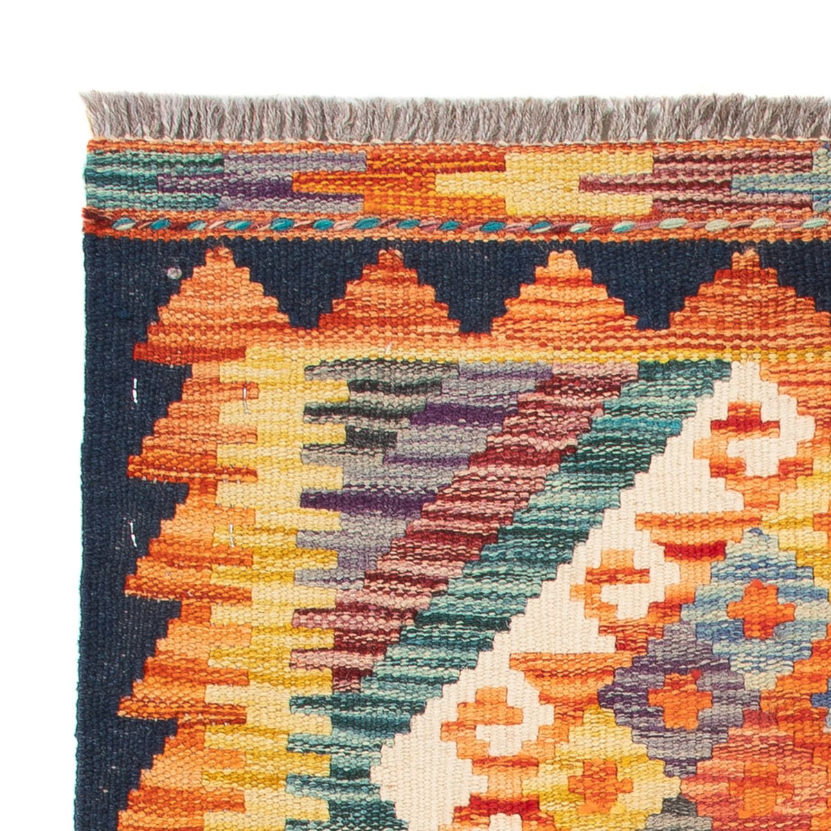 Kelim Carpet - Splash - 85 x 62 cm - flerfärgad