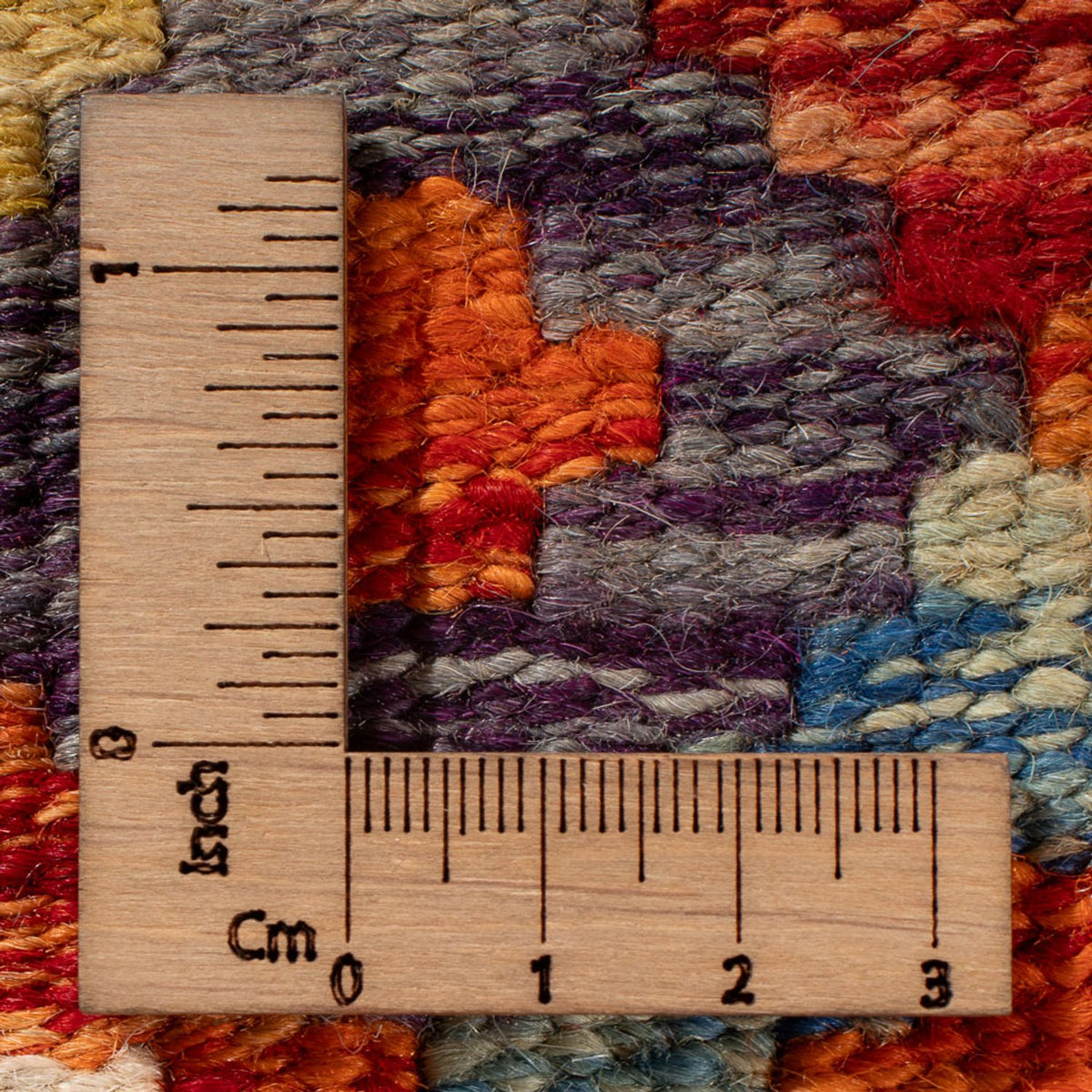 Kelim Carpet - Splash - 85 x 62 cm - flerfärgad