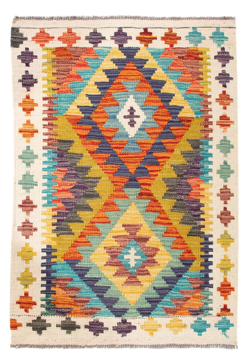 Kelim Carpet - Splash - 84 x 62 cm - flerfärgad