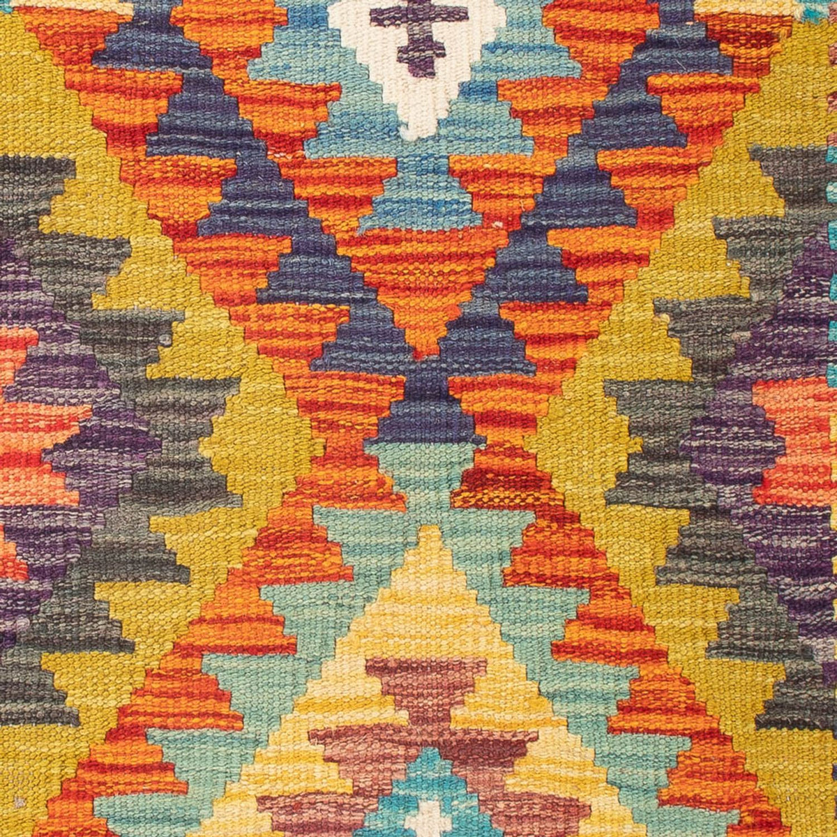 Kelim Carpet - Splash - 84 x 62 cm - flerfärgad
