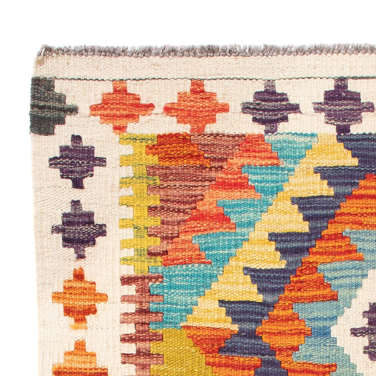 Kelim Carpet - Splash - 84 x 62 cm - flerfärgad