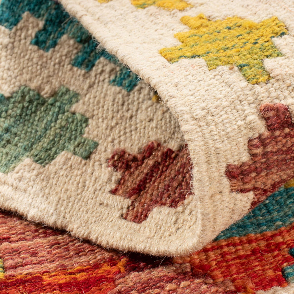 Kelim Carpet - Splash - 84 x 62 cm - flerfärgad