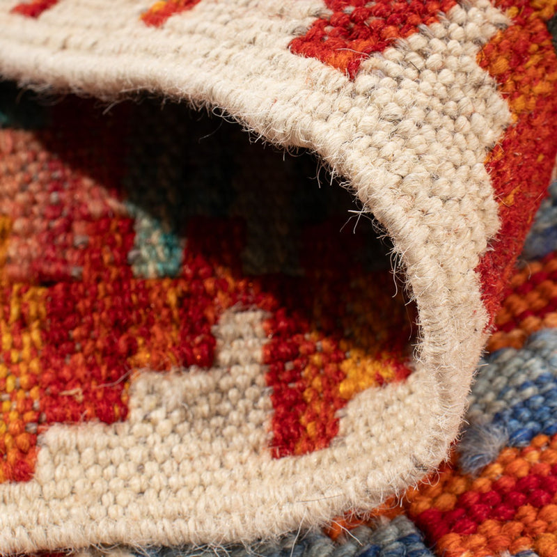 Kelim Carpet - Splash - 93 x 65 cm - flerfärgad