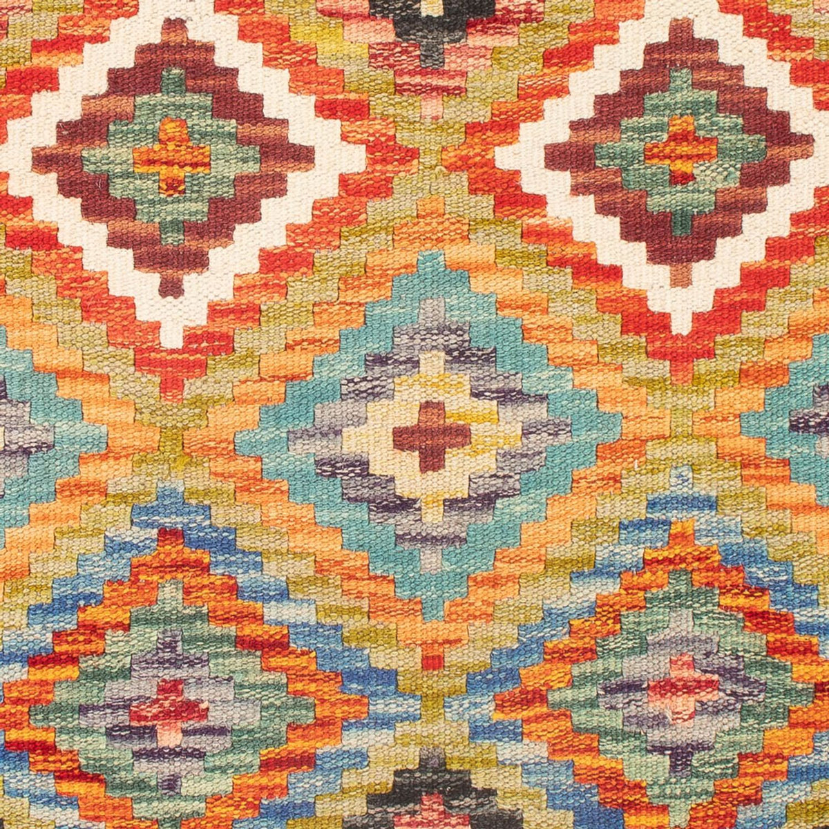 Kelim Carpet - Splash - 98 x 60 cm - flerfärgad