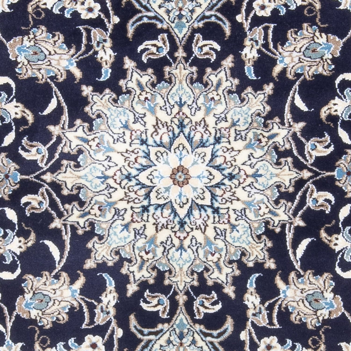 Persisk matta - Nain - 202 x 144 cm - mörkblå
