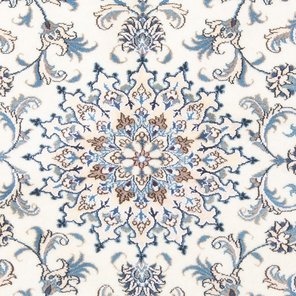 Persisk matta - Nain - 194 x 147 cm - grädde