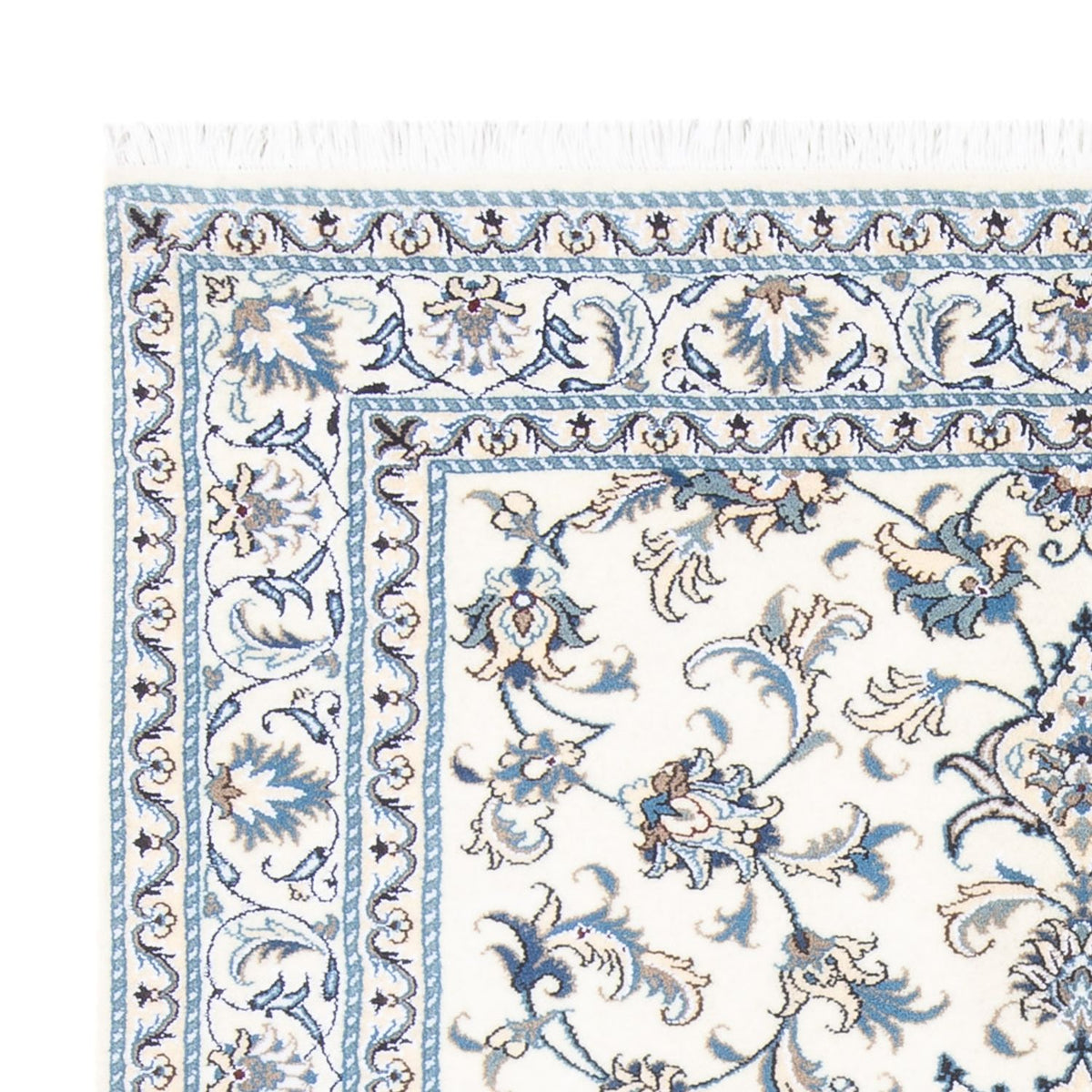 Persisk matta - Nain - 194 x 147 cm - grädde