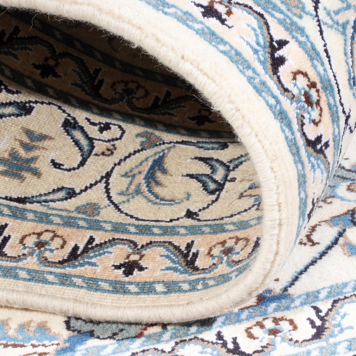 Persisk matta - Nain - 194 x 147 cm - grädde