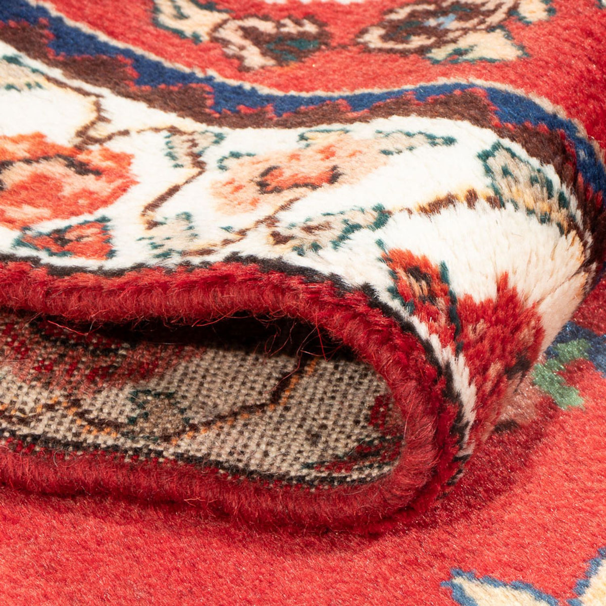 Persisk matta - Nomadic - 140 x 115 cm - flerfärgad