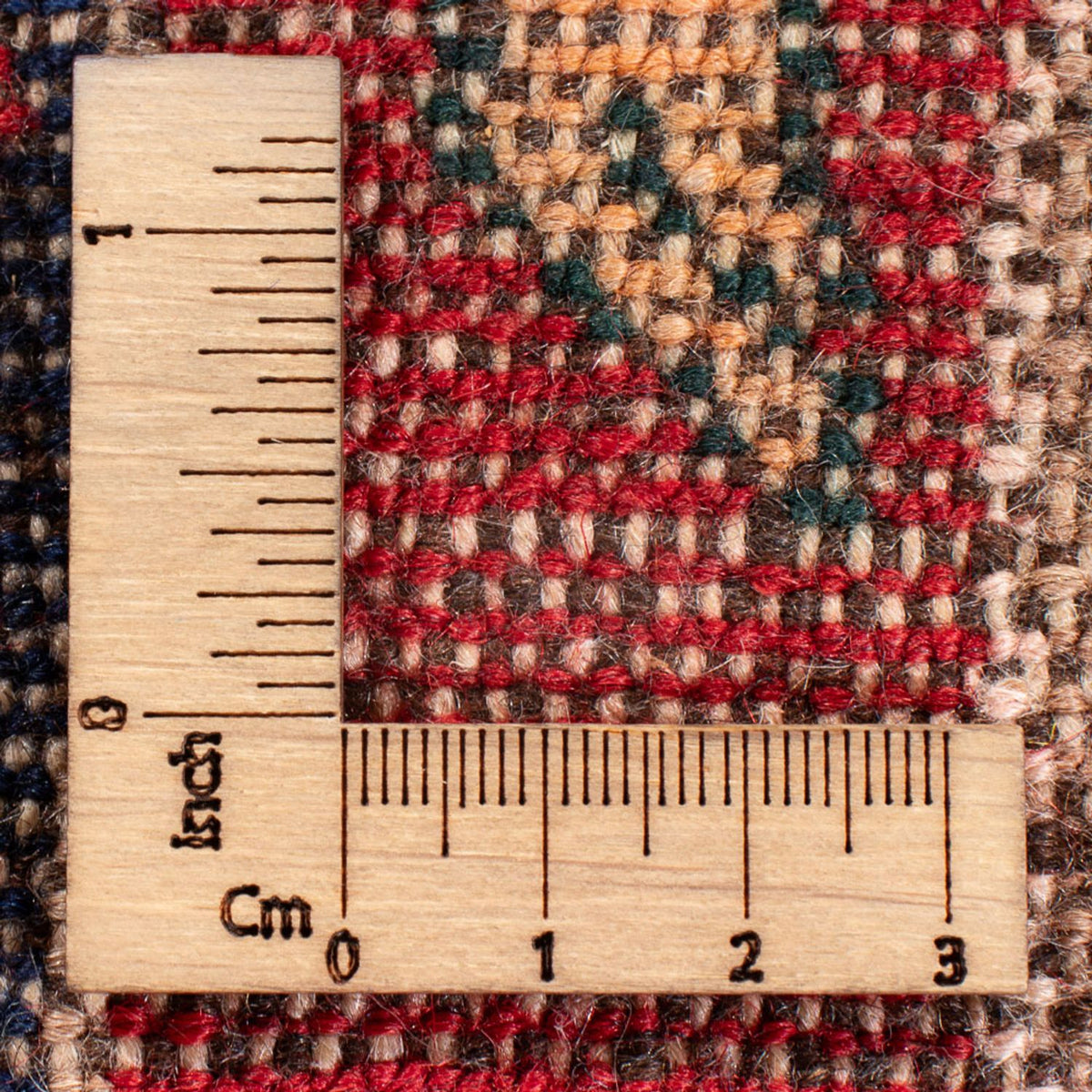 Persisk matta - Nomadic - 140 x 115 cm - flerfärgad