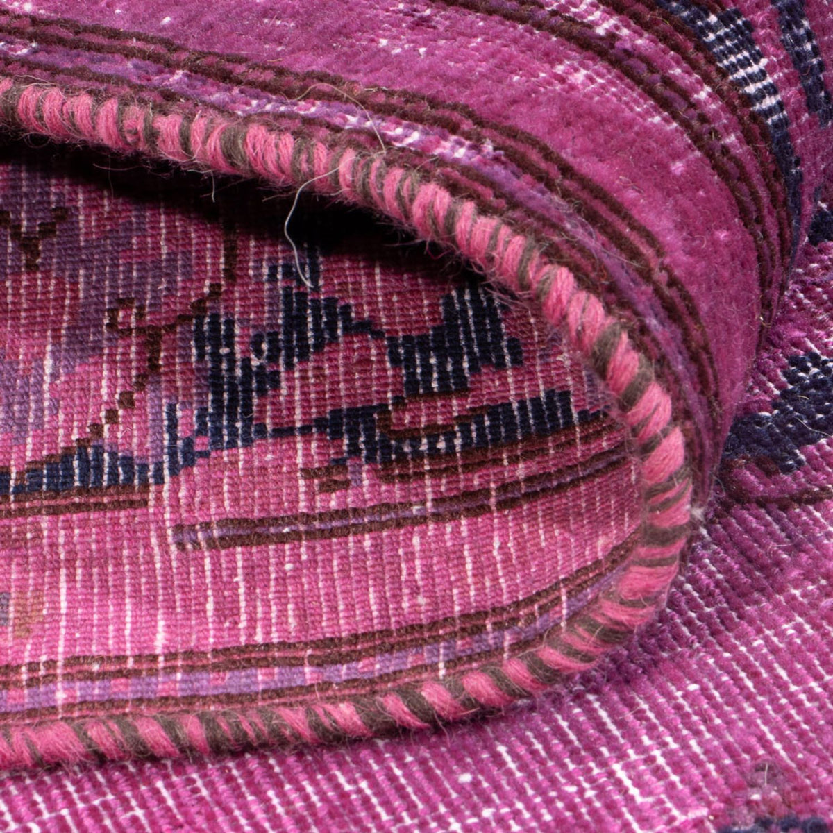 Vintage matta - 268 x 183 cm - lila