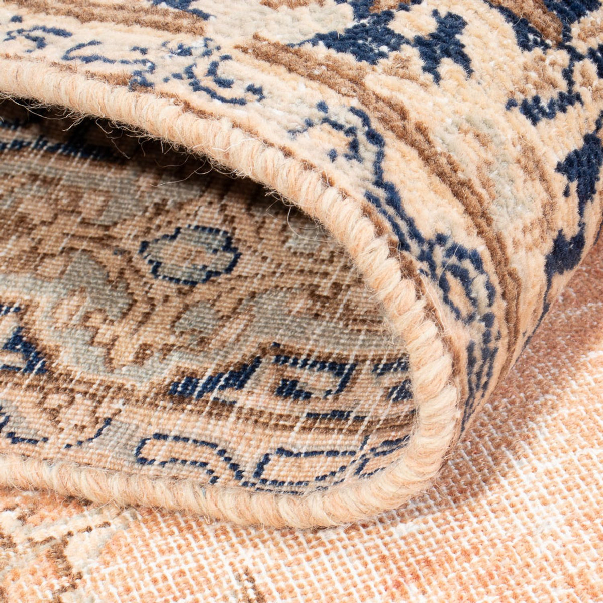 Vintage matta - 212 x 122 cm - rosa