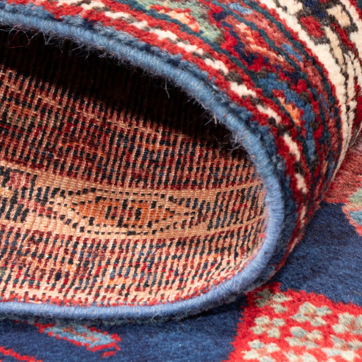 Persisk matta - Nomadic - 232 x 162 cm - mörkblå