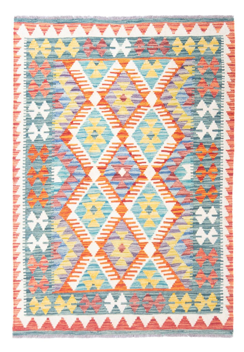 Kelim Carpet - Splash - 150 x 110 cm - flerfärgad