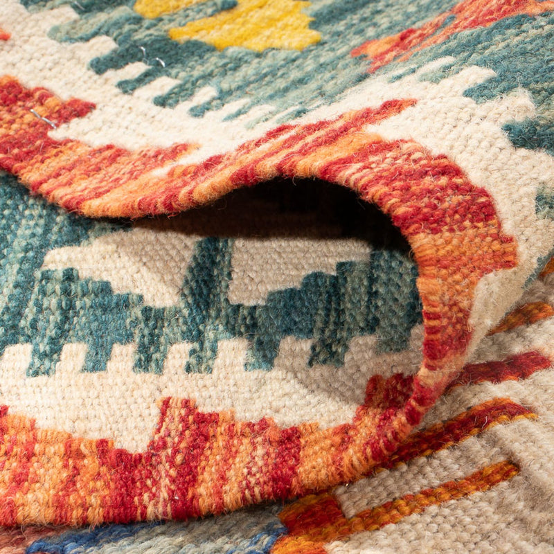 Kelim Carpet - Splash - 150 x 110 cm - flerfärgad