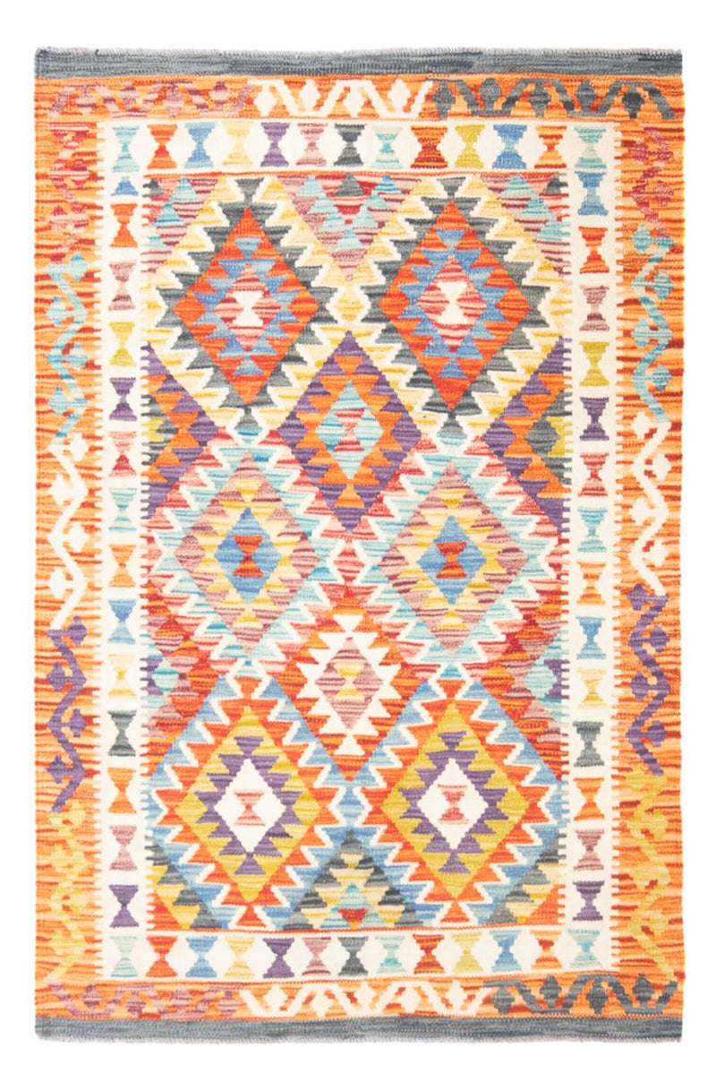 Kelim Carpet - Splash - 151 x 105 cm - flerfärgad