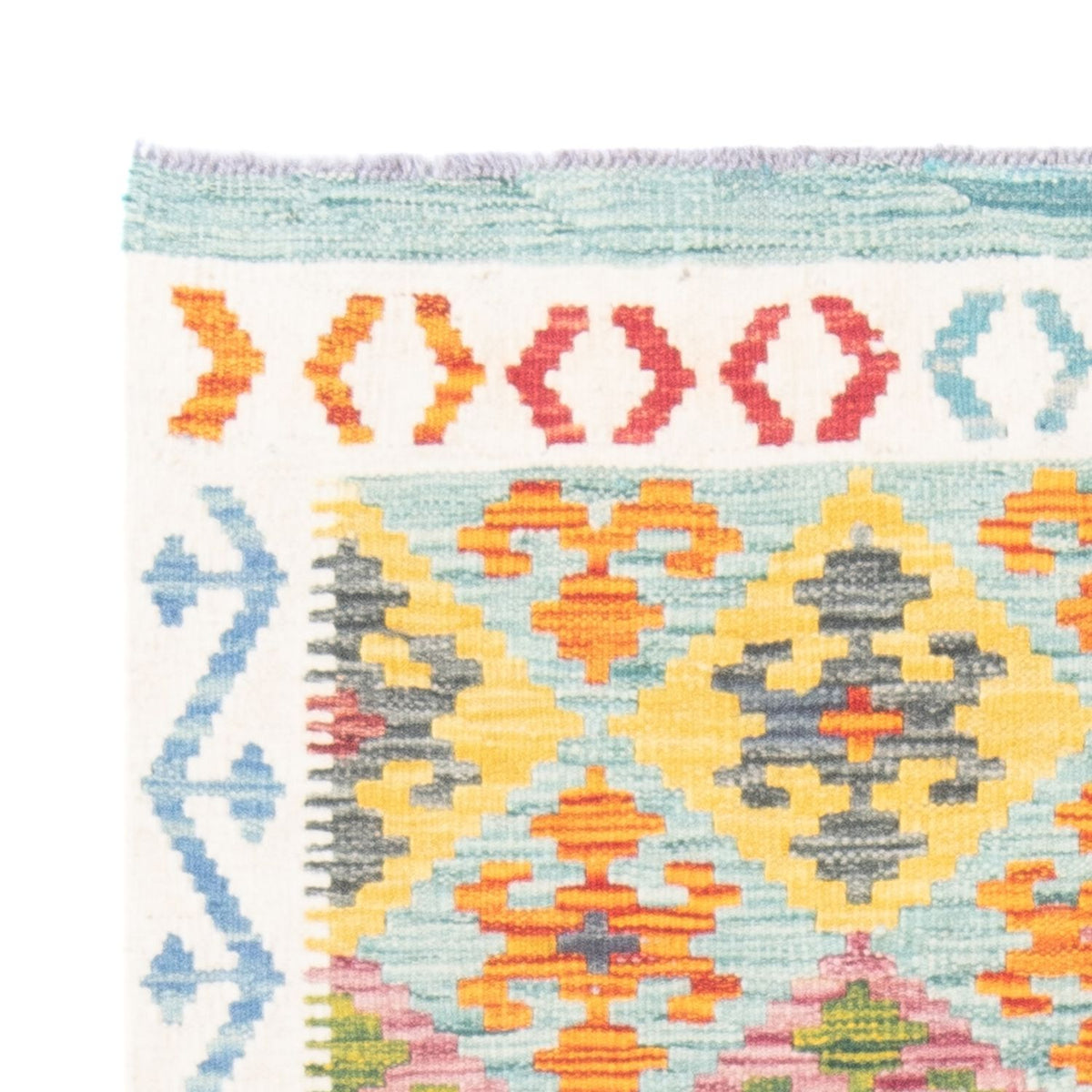 Kelim Carpet - Splash - 144 x 100 cm - flerfärgad