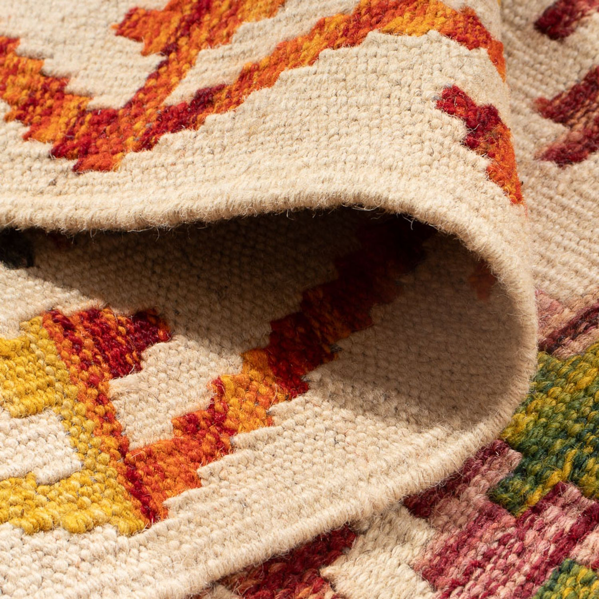 Kelim Carpet - Splash - 144 x 100 cm - flerfärgad