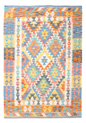 Kelim Carpet - Splash - 145 x 106 cm - flerfärgad