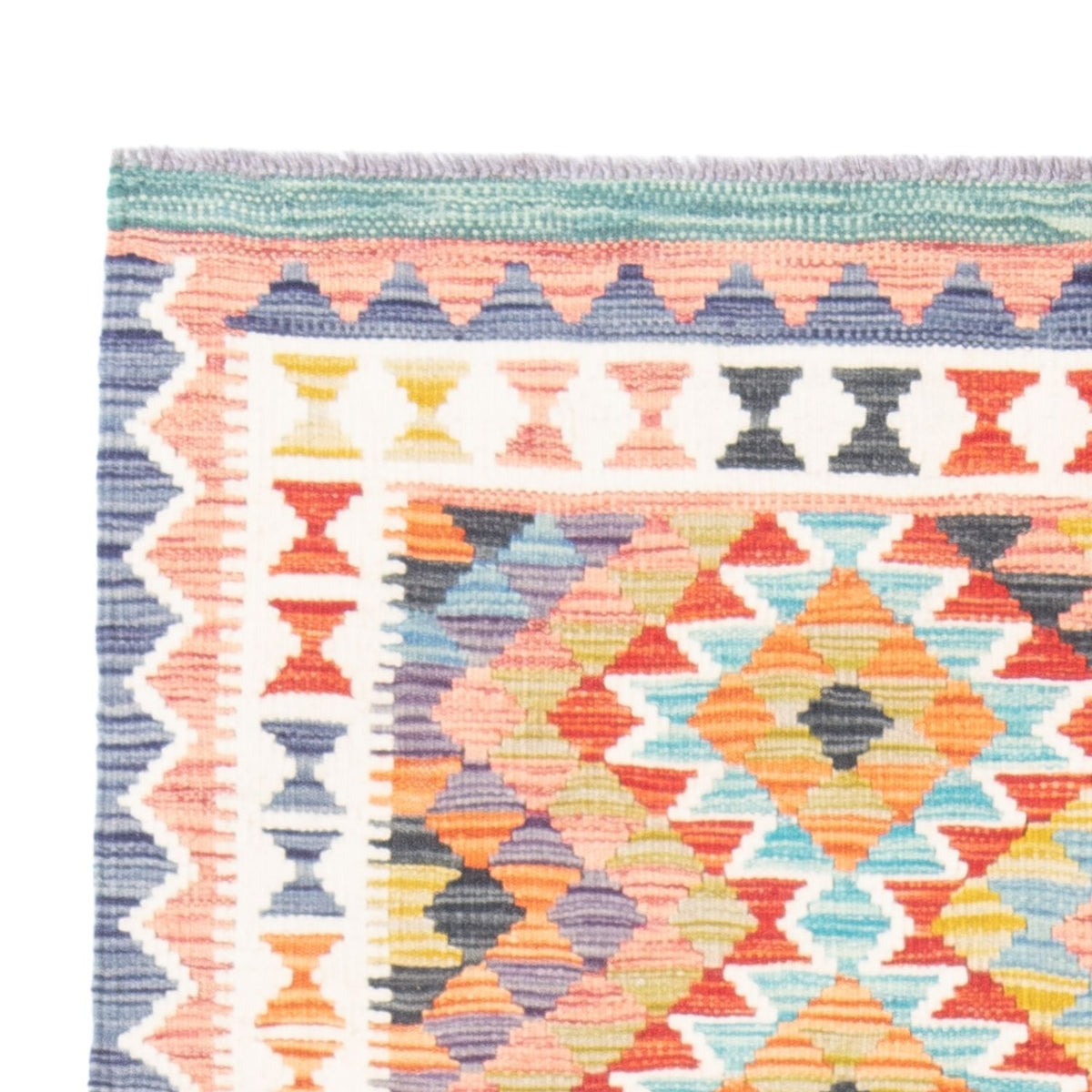 Kelim Carpet - Splash - 156 x 105 cm - flerfärgad