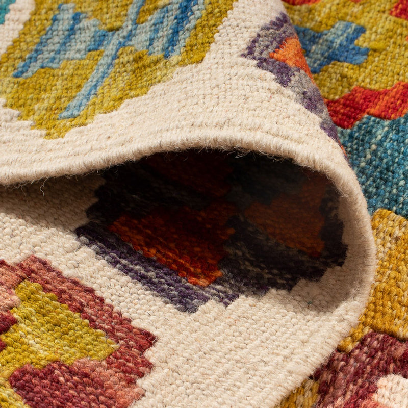 Kelim Carpet - Splash - 143 x 104 cm - flerfärgad