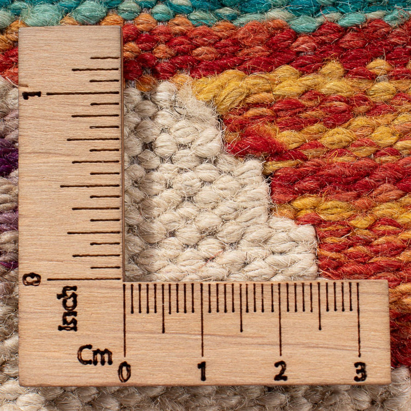 Kelim Carpet - Splash - 298 x 199 cm - flerfärgad