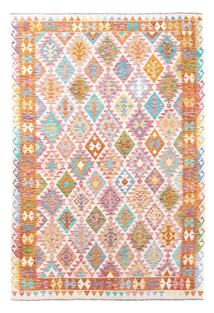Kelim Carpet - Splash - 291 x 198 cm - flerfärgad