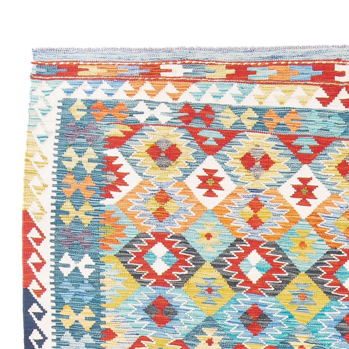 Kelim Carpet - Splash - 290 x 202 cm - flerfärgad