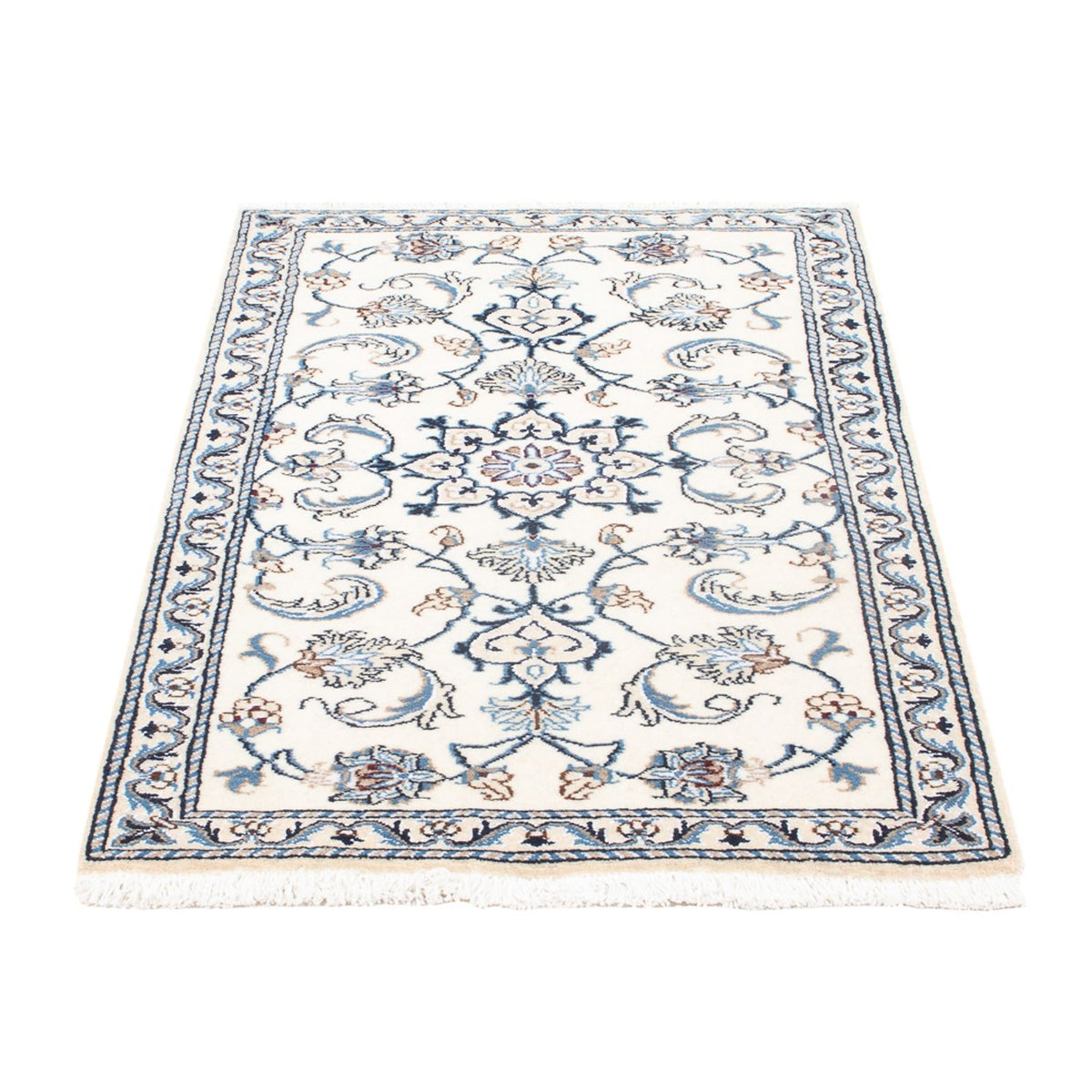 Persisk matta - Nain - 127 x 67 cm - grädde