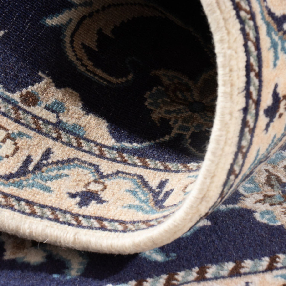 Persisk matta - Nain - 137 x 71 cm - mörkblå